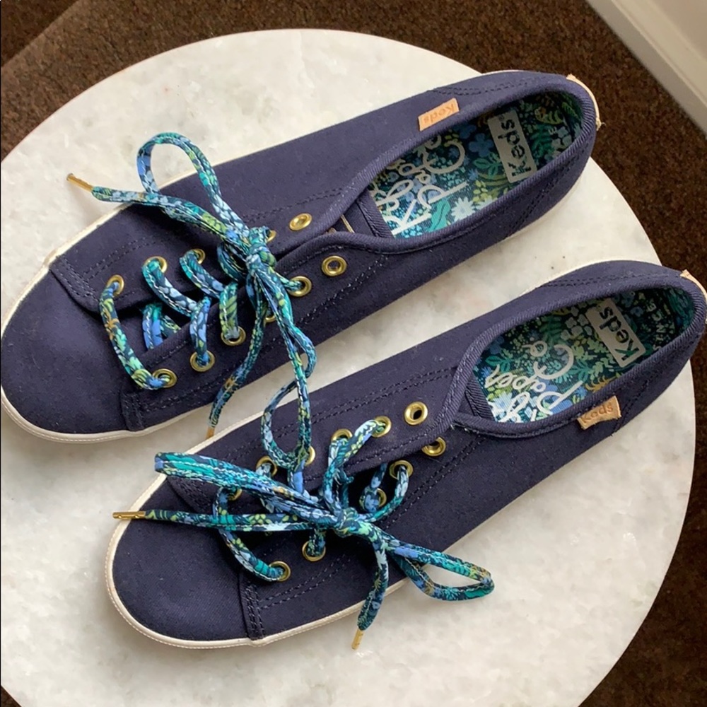 Rifle Paper Co. Navy Keds